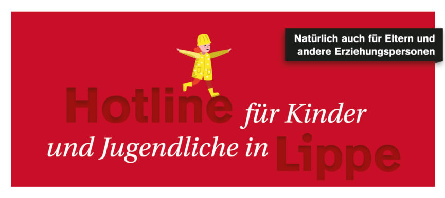 Hotline für Kinder und Jugendliche in Lippe