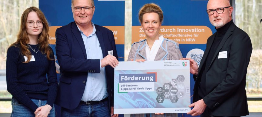 Großartige Neuigkeiten für unser zdi-Zentrum-Lippe.MINT